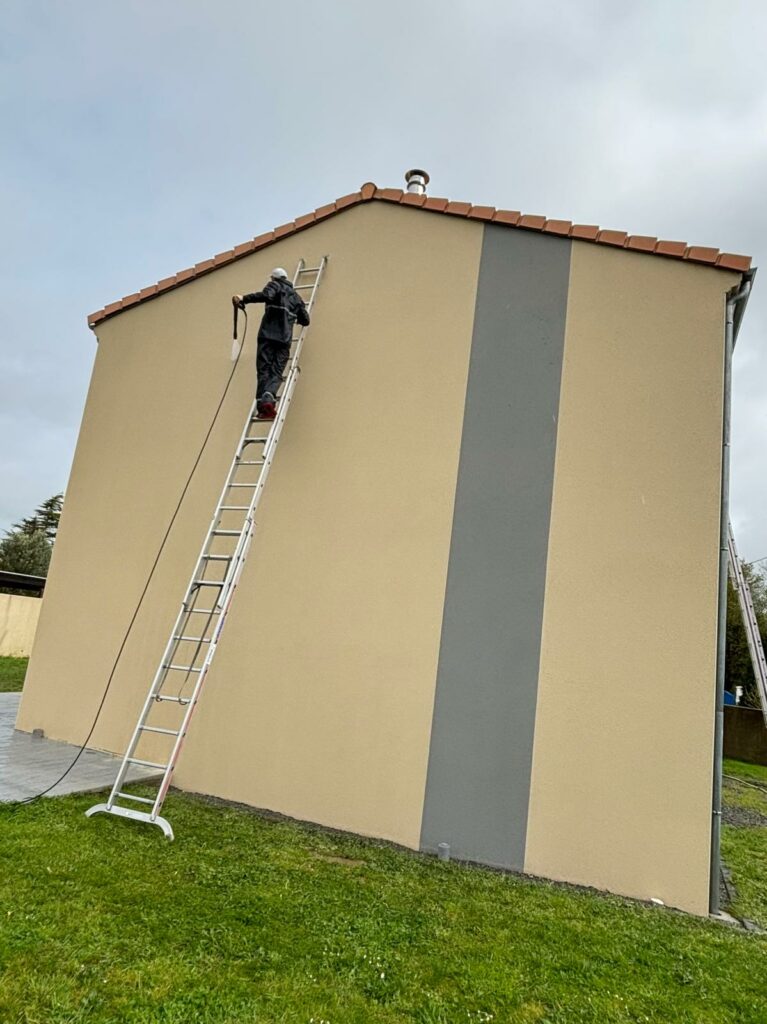 Ravalement et nettoyage façade Nozay 44