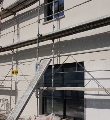 Maison contemporaine en construction